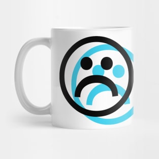 Twice as sad blue Mug